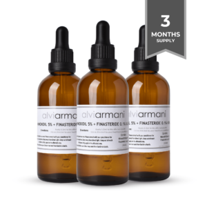 Three-month supply of Minoxidil and Finasteride treatment
